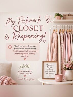 Still Recovering From Surgery…Closet Reopening